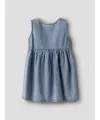 LilAtelier - Jeans-Trägerkleidchen - Medium Blue Denim