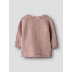 LILAtelier - Baby Wickel Strickjacke - Misty Rose