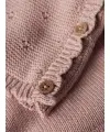 LILAtelier - Baby Wickel Strickjacke - Misty Rose