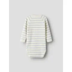 LILAtelier - Süßer Body mit Streifen - Coconut Milk/Zen Blue