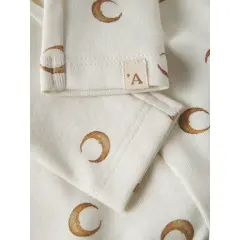 LILAtelier - Legging mit Mond Print - Coconut Milk