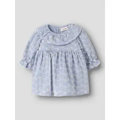 LILAtelier - Rüschen Kleid - Zen Blue