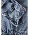 LILAtelier - coole Latzhose - Medium Blue Denim