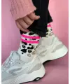 ooley - Socken - Leo allover neon pink