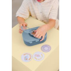 Lässig - Kinder Lunchbox Pattern Party blue/green