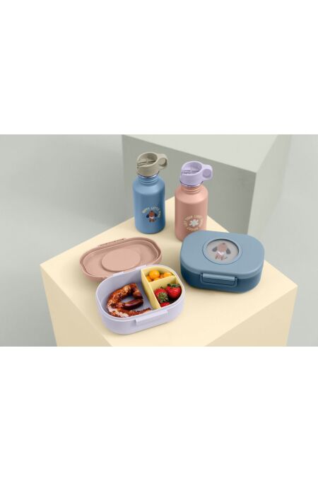 Lässig - Kinder Lunchbox Pattern Party rose/lilac