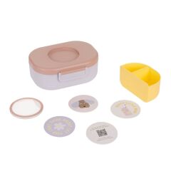 Lässig - Kinder Lunchbox Pattern Party rose/lilac