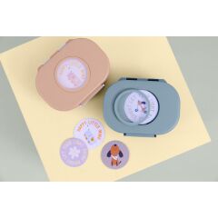 Lässig - Kinder Lunchbox Pattern Party rose/lilac