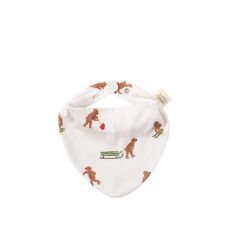 Woolyorganic - Dreieckstuch - Winter Teddy Print