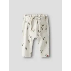 LILAtelier - Baby Hose Kaktus Print - Coconut Milk