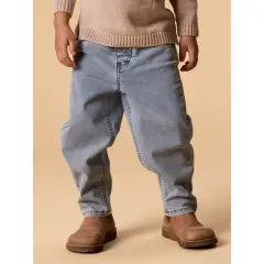 LilAtelier - Baggy Jeans - Medium Blue Denim