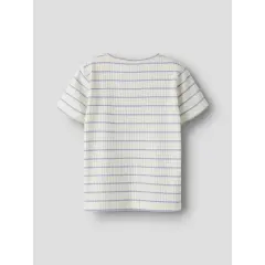 LILAtelier - Kleinkind T-Shirt gestreift - Coconut Milk/Zen Blue
