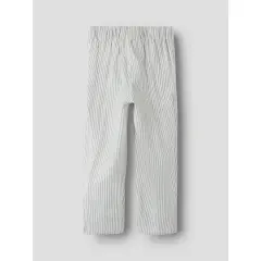 LilAtelier - Weite gestreifte Stoffhose - Coconut Milk