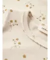 LilAtelier - Longsleeve mit Blumen Print - Coconut Milk