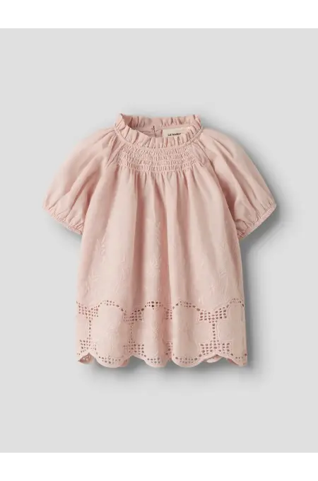 LILAtelier - Halbarm Bluse - Peach Whip