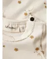 LilAtelier - Süßer Body mit Blumen Print - Coconut Milk