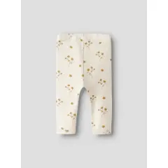 LilAtelier - Leggings mit Blumen Print - Coconut Milk