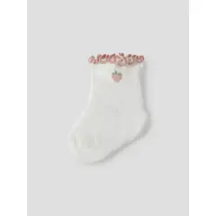 LILAtelier - Söckchen mit Erdbeeren - Coconut Milk