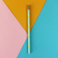 Ava & Yves - Bleistift Smile hellblau/gelb, mit...