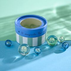 Ava & Yves - Magische Murmeln, blau – Glow in...