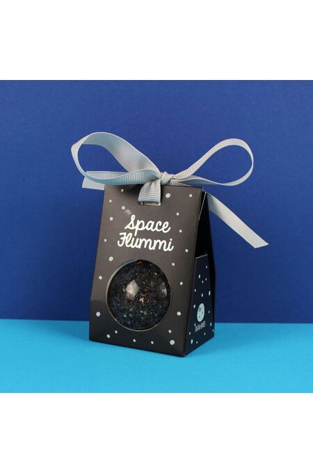 Ava & Yves - Flummi mit Glitzer, schwarz, 49mm