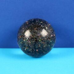 Ava & Yves - Gummiball - schwarz 49mm