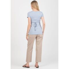 Attesa Maternity - Still-Shirt Margherita - Light Blue