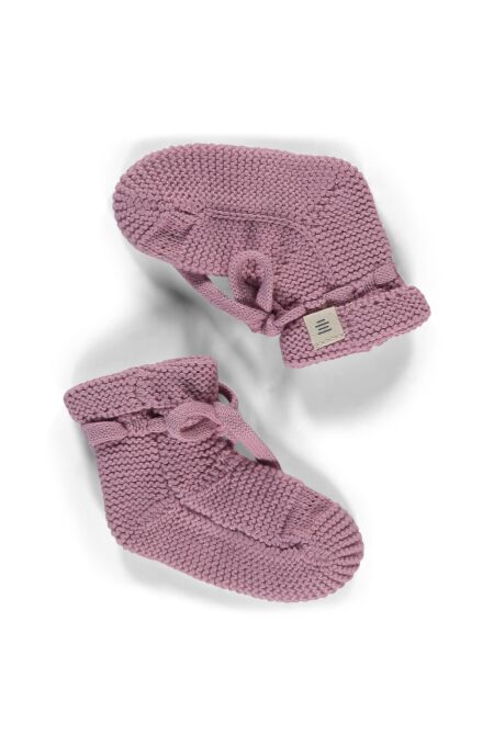 A Tiny Story - Baby Strickschuhe - Rouge