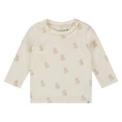 A Tiny Story - Baby Langarmshirt - Ecru/Hund