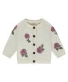 A Tiny Story - Baby Strickjacke - Ecru/Rosen