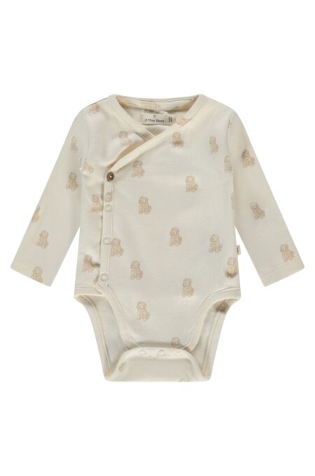 A Tiny Story - Baby Body - Ecru/Hund