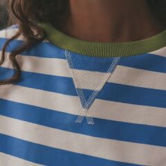 Your Wishes - MOM Stripe Sweater - french blue