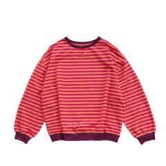 Your Wishes - MOM Stripe Sweater - orange/purple