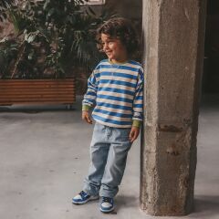 Your Wishes - Kids Stripe Sweater - french/blue