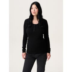 Noppies - Langarmshirt mit Stillfunktion - Black