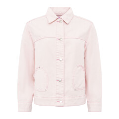 Zwillingsherz - Jeansjacke Herz- rosa