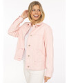 Zwillingsherz - Jeansjacke Herz- rosa