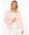 Zwillingsherz - Jeansjacke Herz- rosa