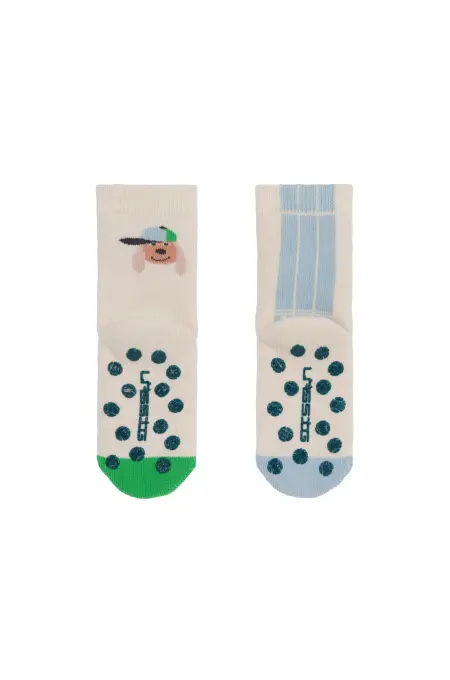 Lässig - Kinder Antirutsch-Socken (2er-Pack) - Dog