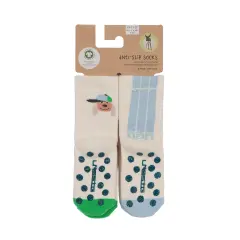 Lässig - Kinder Antirutsch-Socken (2er-Pack) - Dog