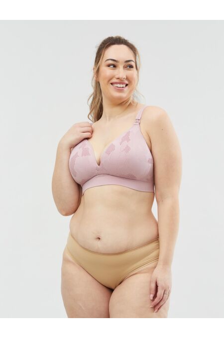 Cake Maternity - Freckles Recycled - Nursing Bra - mauve