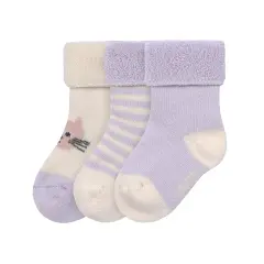 Lässig - Baby Terry Socken (3er-Pack) - Cat