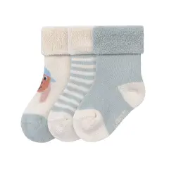 Lässig - Baby Terry Socken (3er-Pack) - Dog
