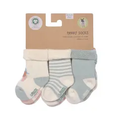 Lässig - Baby Terry Socken (3er-Pack) - Dog