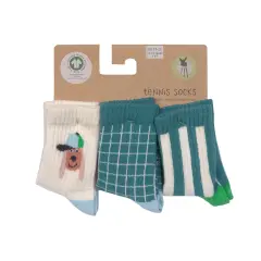 Lässig - Kinder Tennis-Socken (3er-Pack) - Dog