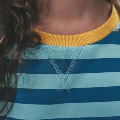 Your Wishes - MOM Stripe Sweater - türkis/blue