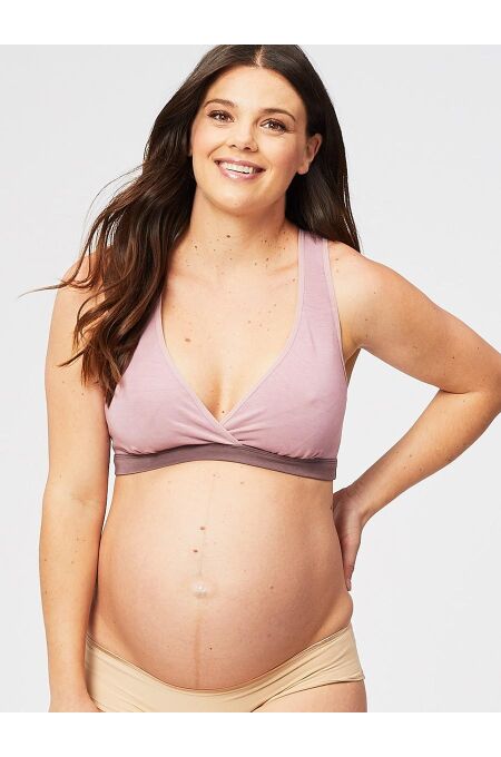 Cake Maternity - Milk Bamboo Sleep Nursing Bra - mauve