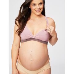 Cake Maternity - Milk Bamboo Sleep Nursing Bra - mauve