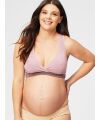 Cake Maternity - Milk Bamboo Sleep Nursing Bra - mauve