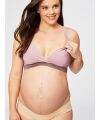 Cake Maternity - Milk Bamboo Sleep Nursing Bra - mauve